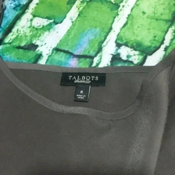 Talbots tank top size 6 women’s dark gray - Picture 2 of 5